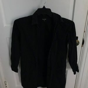 Steven Alan Plaid Shirt Dress